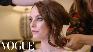 Kaya Scodelario Gets Ready for The Fashion Awards at 8 1/2 Months Pregnant | Vogue