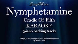 Nymphetamine Cradle Of Filth piano karaoke instrumental (backing track)