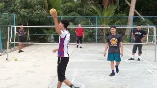 mantap ..takraw kampung  TEKONG BERBAKAT