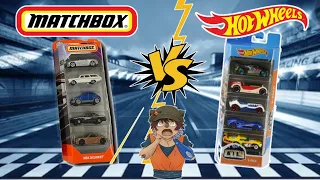 PONEMOS A PRUEBA LA VELOCIDAD DE VEHÍCULOS HOT WHEELS CONTRA MATCHBOX|QUIEN GANARA?|DUELO DE GRANDES