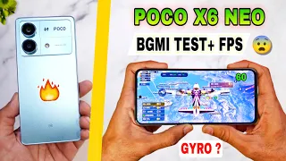 Poco X6 Neo 5G Bgmi Pubg Test, Bgmi Graphics Settings, gyro | poco x6 neo 5g bgmi battery drain test