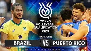 Brazil vs Puerto Rico | Highlights Men's OQT 2019