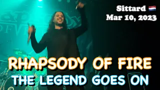 Rhapsody of Fire - The Legend Goes On @Poppodium Volt, Sittard, NL 🇳🇱 March 10, 2023 LIVE HDR 4K