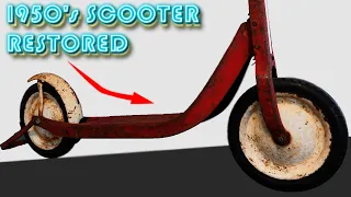 Scooter Time Travel: Restoring a Piece of the 1950s