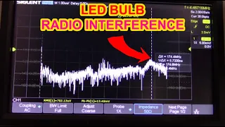 LED bulb interference with radio reception