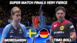 Finals Timo Boll vs Truls Moregardh European 23/24 Championships