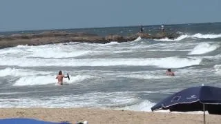 Rescate guardavidas Playa El Rivero - Punta del Diablo - Uruguay