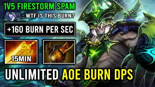 WTF +160 Radiance Burn Per Sec 1v5 Underlord Run At Them | NEW 7.33d Offlane Guide Dota 2