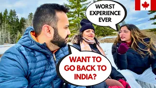 😱 WORST EXPERIENCE AT CANADA AIRPORT 🇨🇦 | Want to Go Back to India Now? | Canada Hindi Vlog