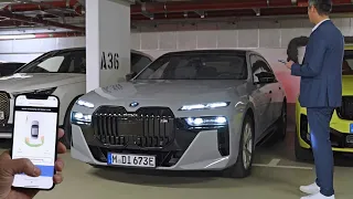 2023 BMW 7 Series REMOTE Parking Demonstration