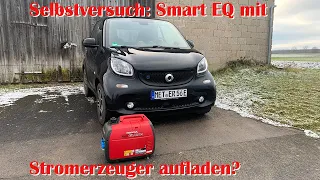 Selbstversuch: Smart EQ am Stromerzeuger aufladen! Obs möglich ist?