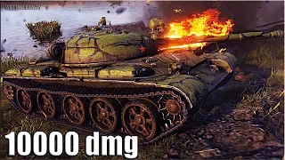 Т-62А бой за ТРИ ОТМЕТКИ 🌟 10000 dmg 🌟 World of Tanks лучший бой на ст СССР