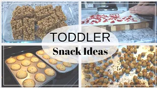 TODDLER SNACK IDEAS // HEALTHY AND EASY KID SNACK IDEAS