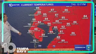 10 Weather: Tampa Bay area midday forecast | Thursday, May 2, 2024