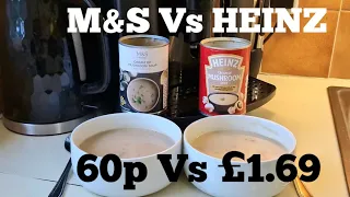 M&S Vs HEINZ Mushroom Soup CRAZY Price Difference Why?