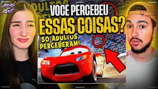 Apenas um react | 57 Detalhes que você perdeu em Carros (Pixar/Disney) | Sessão Nerd