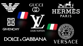 Pronounce TOP 30+ French & Italian LUXURY BRANDS