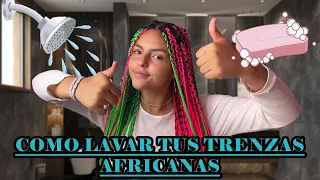 Como lavar Trenzas Africanas de Estambre/Lana/Hilo? I yaneireach