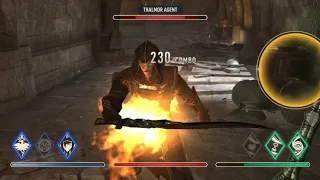 Just grinding elder scrolls blades.  Daedric hammer time!