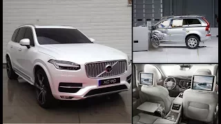 2018 Volvo XC90 класса люкс, обзор, интерьер, краш тест || Luxury SUV, interior, crash test..