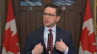 Poilievre blasts Trudeau's handling of refugee crisis at Roxham Road border crossing