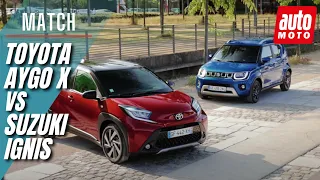 Toyota Aygo X vs Suzuki Ignis : le combat des SUV de poche