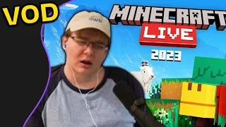 Reacting to Minecraft Live 2023 - VOD