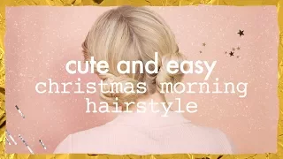 Christmas Morning Hairstyle  (Twisted Double Buns)  |  Milk + Blush Hair Extensions