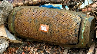 Restoration rusted and completely damaged old JBL Bluetooth speakers