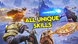 Elden Ring - All Weapons Unique Skills Moveset Showcase