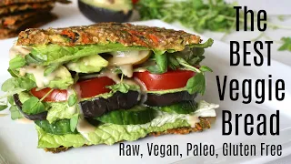 The BEST Veggie Bread (Vegan, Raw, Gluten Free, Paleo)