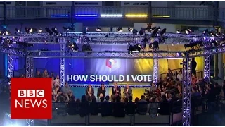 EU young voters debate - in 90 seconds - BBC News