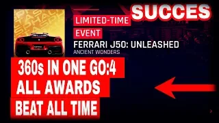 Asphalt 9 - FERRARİ J50 : UNLEASHED : ALL BEAT TIMES AND 360s IN ONE GO:4