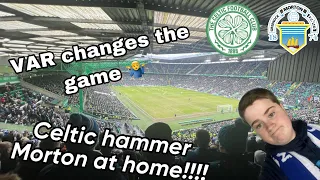 Celtic Outrun Morton at Celtic Park!!! - Greenock Morton v Celtic MATCHDAY Vlog (away end)