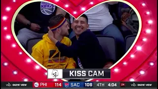 Kings Equality Night Kiss Cam: At least 3 same-sex couples and some tongue