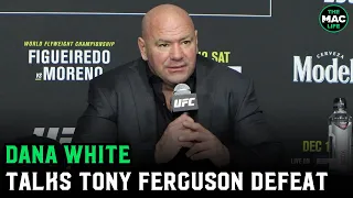 Dana White: "I thought we were going to see the old Tony Ferguson"; Tony-Khabib wasn’t meant to be
