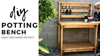 DIY Potting Bench | Awesome Beginner Project