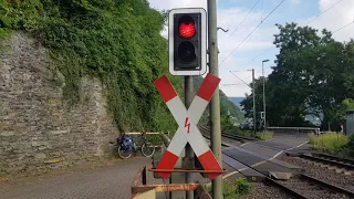 Bahnübergang St. Goar, Bismarckweg // Railroad Crossing // Spoorwegovergang