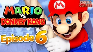 Mario vs. Donkey Kong Gameplay Walkthrough Part 6 - World 6 Slippery Summit!