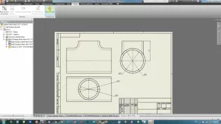 Восстановление панели Листы чертежа в Autodesk Inventor