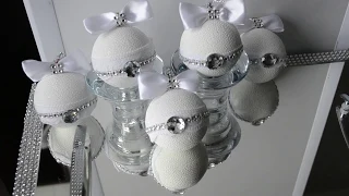 Оригинальные новогодние шары своими руками/ DIY Original Christmas balls do it yourself.