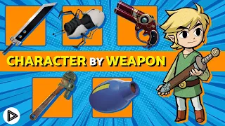 Guess the VIDEO GAME CHARACTER by their WEAPON ⚔| Guess +40 Characters by their Weapons | Quiz Games