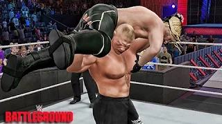 WWE Battleground 2015 - Seth Rollins vs Brock Lesnar WWE World Heavyweight Championship Match!