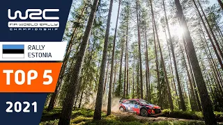 TOP 5 moments - WRC Rally Estonia 2021