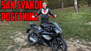 San svakog pocetnika !!! Yamaha R125 (2008) - First Ride - Review