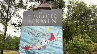 Tuskegee Airman world war 2.   # Black American heroes # memorial museum.  # South Carolina, USA