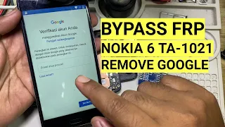 Bypass Frp Nokia 6 TA 1021 Remove Google Account Without Computer