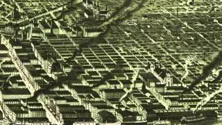 Detroit Michigan 1889 Panoramic Bird's Eye View Map 6767