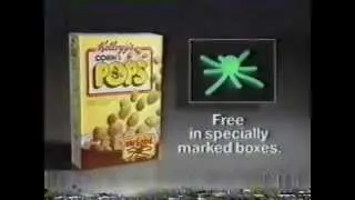 80's Ads: Kellogg's Corn Pops Whacky Wall Walkers Promo