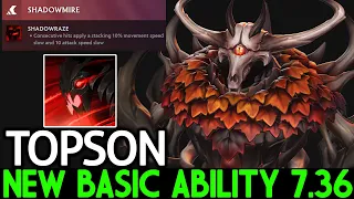 TOPSON [Shadow Fiend] New Imba Hero Facets Patch 7.36 Dota 2